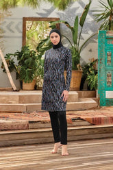 Rozamay Burkini Swimsuit-9032-B  Voile